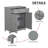 Caerphilly Freestanding Bathroom Cabinet-702108625