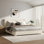 Lit plateforme tapissier Hayden