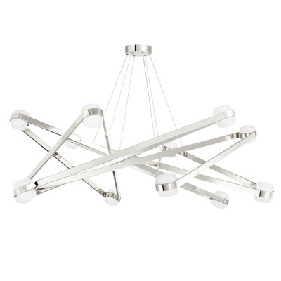 Orbit 57.5" 12-Light Dimmable Integrated LED Chandelier