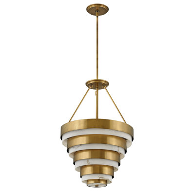Echelon Four-Light Tiered Chandelier by Lisa McDennon