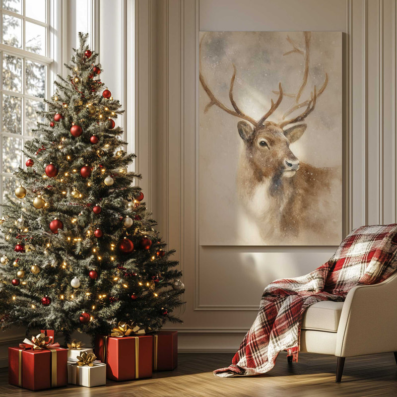 Impression sur toile Winter Majesty, H 36 po x l 24 po, Toile tendue avec châssis