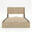 Lift-Storage Platform Bed With Gas Lift, Wooden Slatted Frame, Rustic Brown Finish, No Box Spring Required, Noise-Free, Natural Wood Texture-1147666041-1146243834