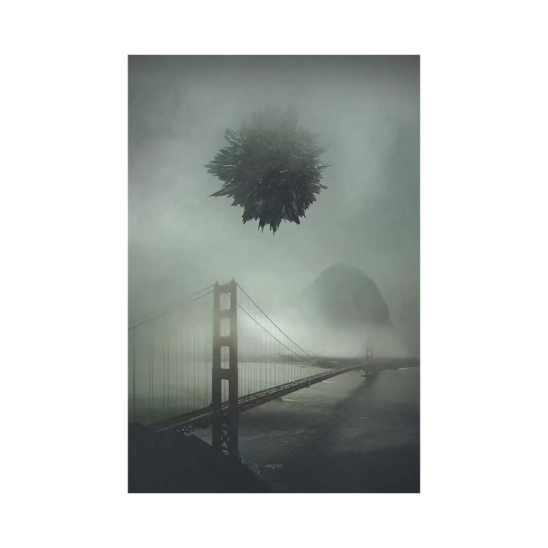 Apocalypse I by Rob Hakemo - Print on Canvas, 30.48 cm H x 45.72 cm W, Wrapped Canvas