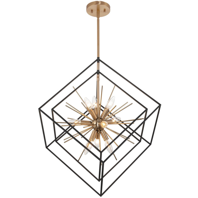 Oulu 9 - Light Dimmable Geometric Chandelier