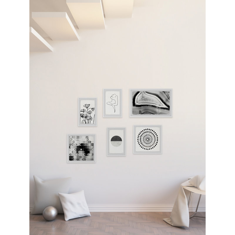 « élégant », hexaptych