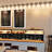 33ft Led Smart String Lights, Rgbcwic String Downlights, Commercial Ambiance Light Fixture