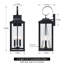 Lanterne murale d'extérieur 3 lumières 24 po avec verre transparent 24 po-545092093-791074144