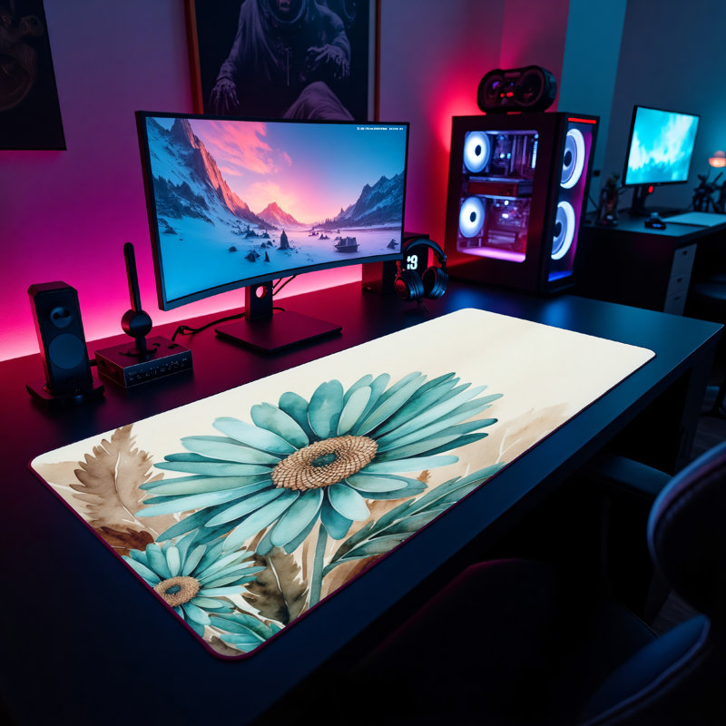 Polyester Desk Pad, 31.5x15.5