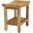 Patented 18" Sumba Clear-Shield Teak Shower Bench with Shelf