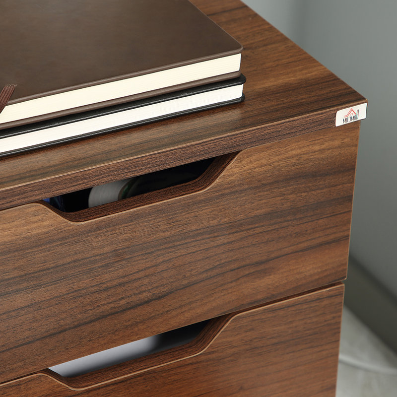 15.75'' Wide 3 -Drawer Mobile File Cabinet