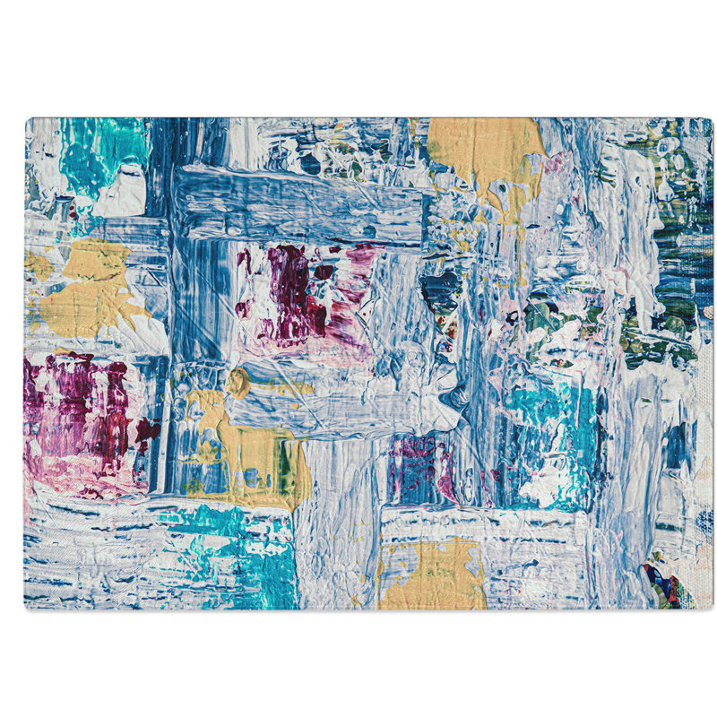 Tempered Glass Art Painting Vol.136 Chopping Board, 28.5 cm W x 20 cm L