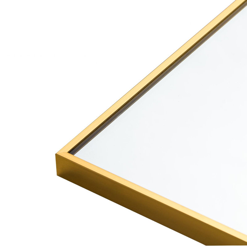 Miroir suspendu Kinkaid, Or, 51 po x 31 po