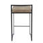 Tabouret de bar et de comptoir empilable Ernestine (ensemble de 3)-1108283078-1106708697