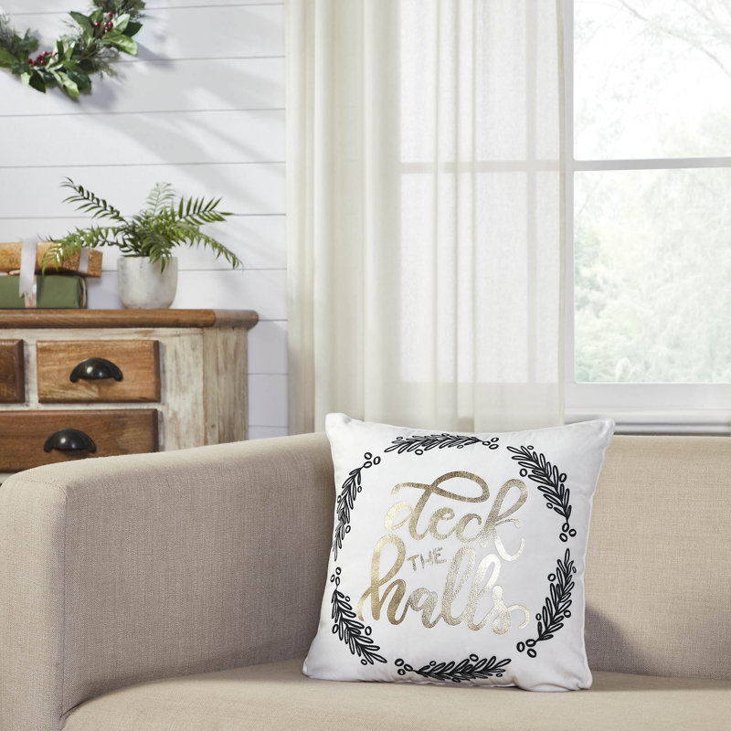  Housse et insert de coussin décoratif en coton