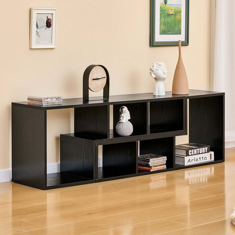 Meuble télé moderne en MDF extensible avec rangement ouvert personnalisable