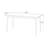 Nut-brown Rectangular Solid Wood Dining Table-1730151562