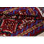 Tapis décoratif en laine de conception unique noué à la main Balouch rouge/bleu 3 pi 3 po x 5 pi 9 po