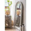 Élégant miroir de plancher arqué rétro
