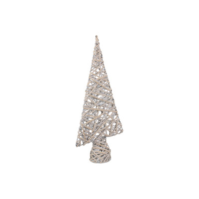 Wicker Table Top Xmas Tree