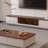 Simple coffee table TV cabinet combination