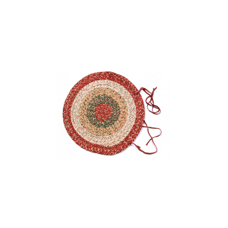 Coussin de chaise de salle à manger en intérieur tressé