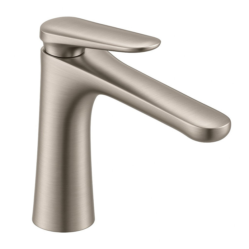 Vibiana Single-Hole Single-handle Bathroom Faucet with Drain Assembly, Brushed Nickel