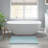 1 PCS 24X44" 100% Cotton Tufted 3000 GSM Reversible Bath Rug Blue-821449173-821449159