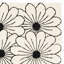 Tapis floral en laine et viscose touffeté à la main Avayah Soho-968329225