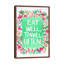 Eat Travel White by Cat Coquillette - Floater Frame Painting on Canvas-2007952119-2007952118