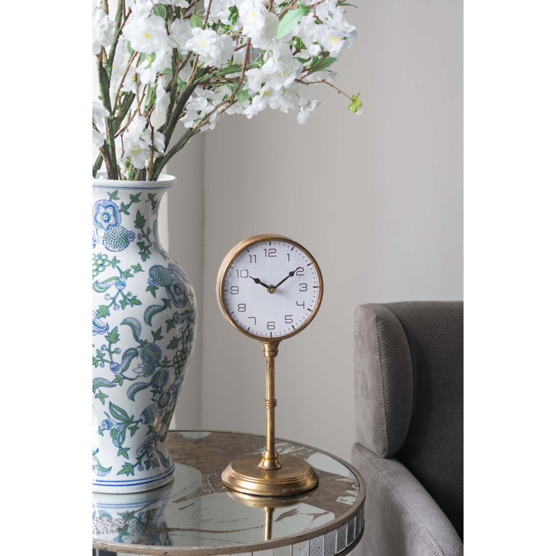 Horloge de table 6,5X5,9X15,2 "Vintage