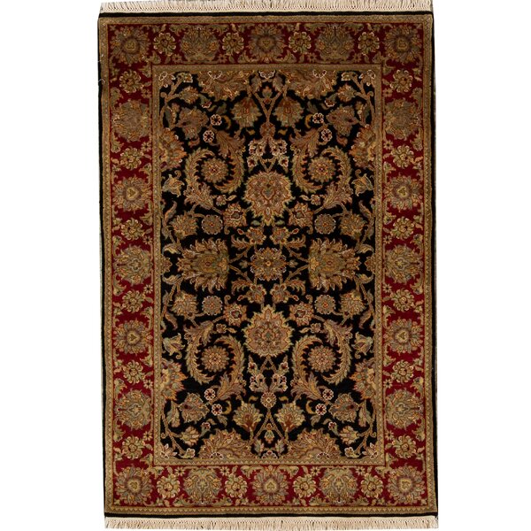 Bokara Rug Co., Inc. Hand-Knotted High-Quality Black and Red Area Rug ...