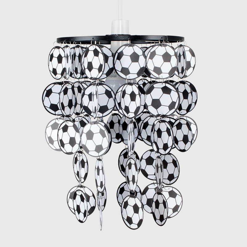 32 cm H Novelty Pendant Shade ( Screw On ) in Black and White