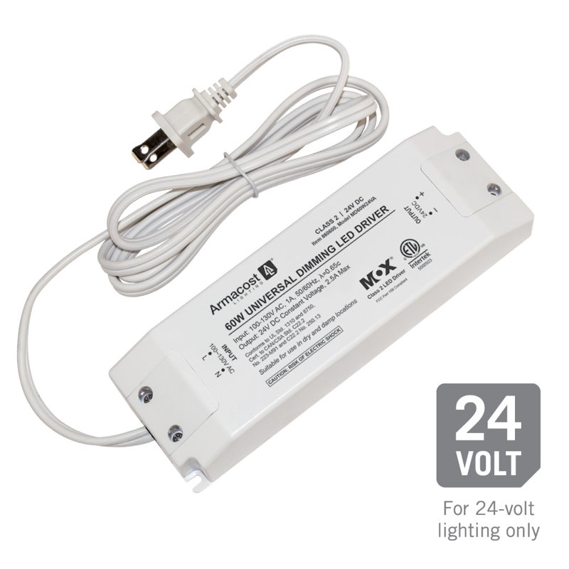 Armacost 60W White Universal Dimmable LED Driver