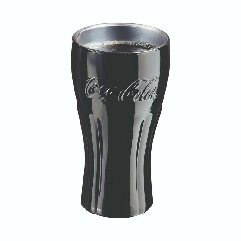 370ml Drinking Glass Set, Siver/Gold/Black/Red, 4