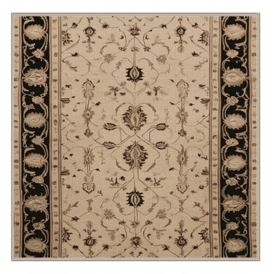 Machine Washable French Brown Area Rug