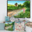 Paysage avec une route pittoresque - reproduction sur toile-67365034-67365028
