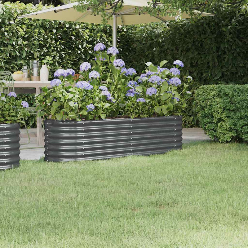 Jardin surélevé Garden, H 59,8 po x l 59,8 po x P 14,2 po, Anthracite clair