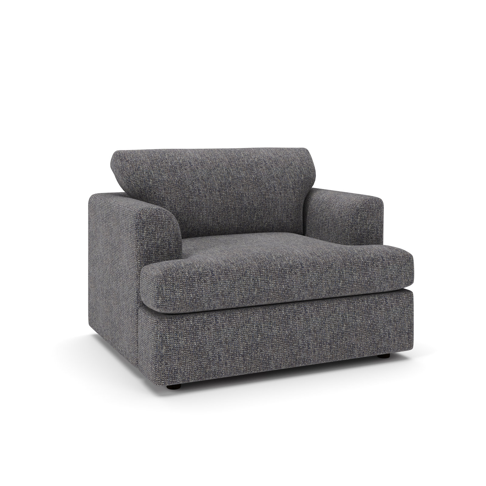 Brooks Upholstered Armchair, Valet Carbon
