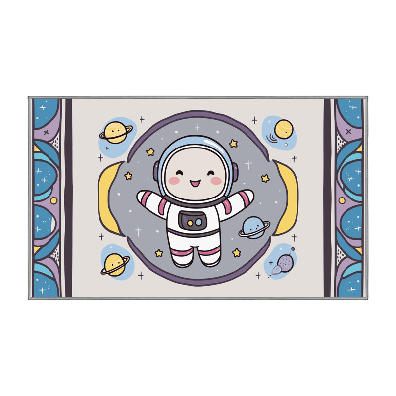 Tapis pour enfants Zoomie, Rectangulaire 2 pi x 3 pi