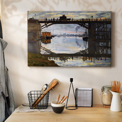 The Wooden Bridge, 1872-Gallery Wrapped Canvas