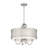 Mance 5 - Light Steel Dimmable Drum Chandelier-1840527361