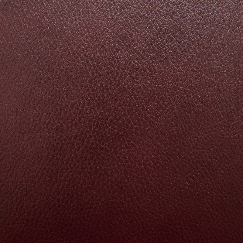 29'' Genuine Leather Swivel Barrel Chair, Black Red