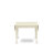 Monza Dining Table - a Rectangle Wooden Table Top with Dropleaf & Stylish Legs, Linen White-1920886153