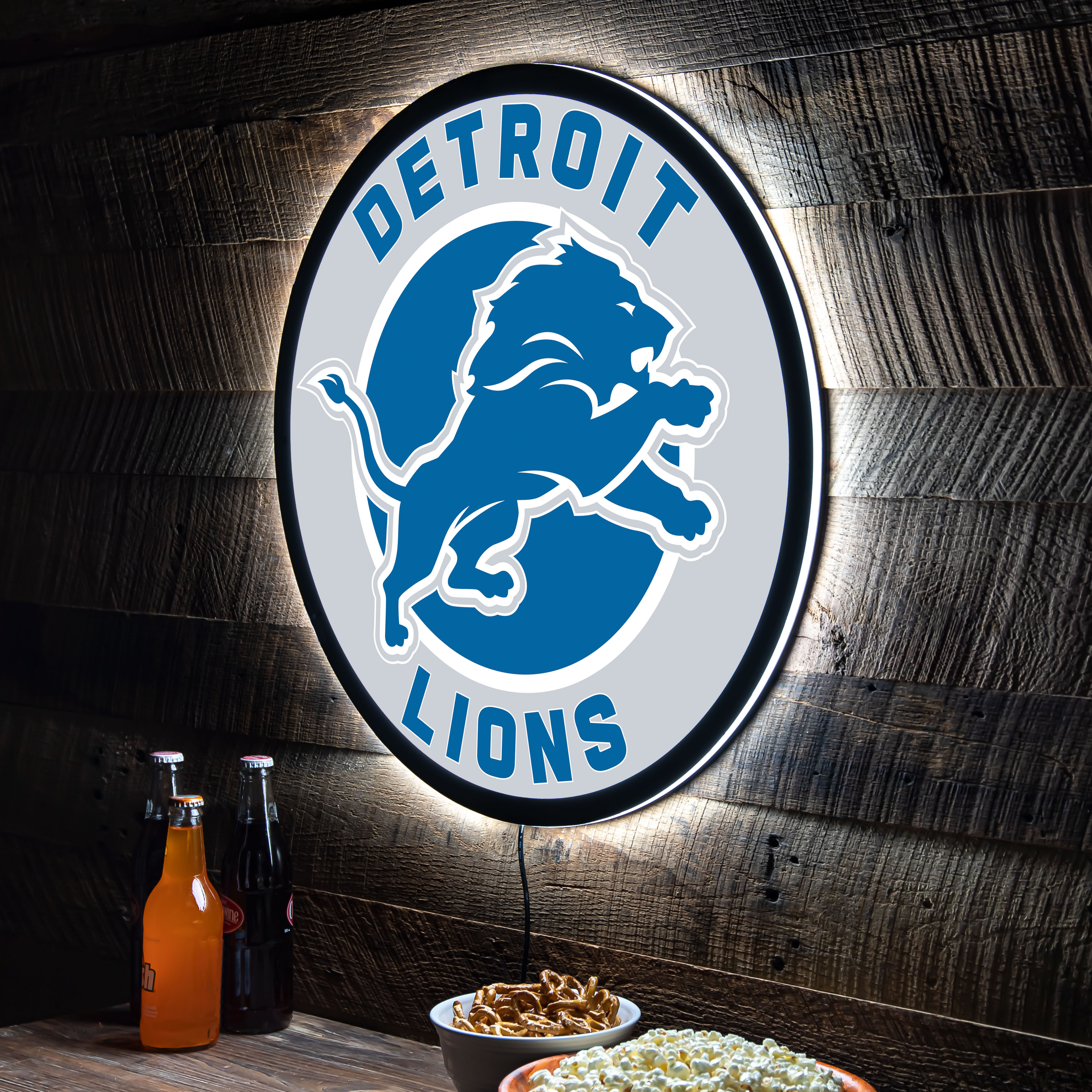 Lids Detroit Lions Personalized Digital Desk Clock