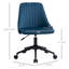 Chaise de travail en velours Anthonyville-880369918-815826963