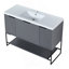 Meuble-lavabo autoportant 48 po x 18 po avec lavabo en résine