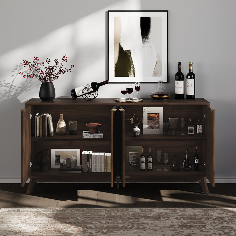 59.06" Wide Sideboard, Brown
