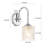 1-light Dimmable Armed Sconce Wall Sconce-2076939311