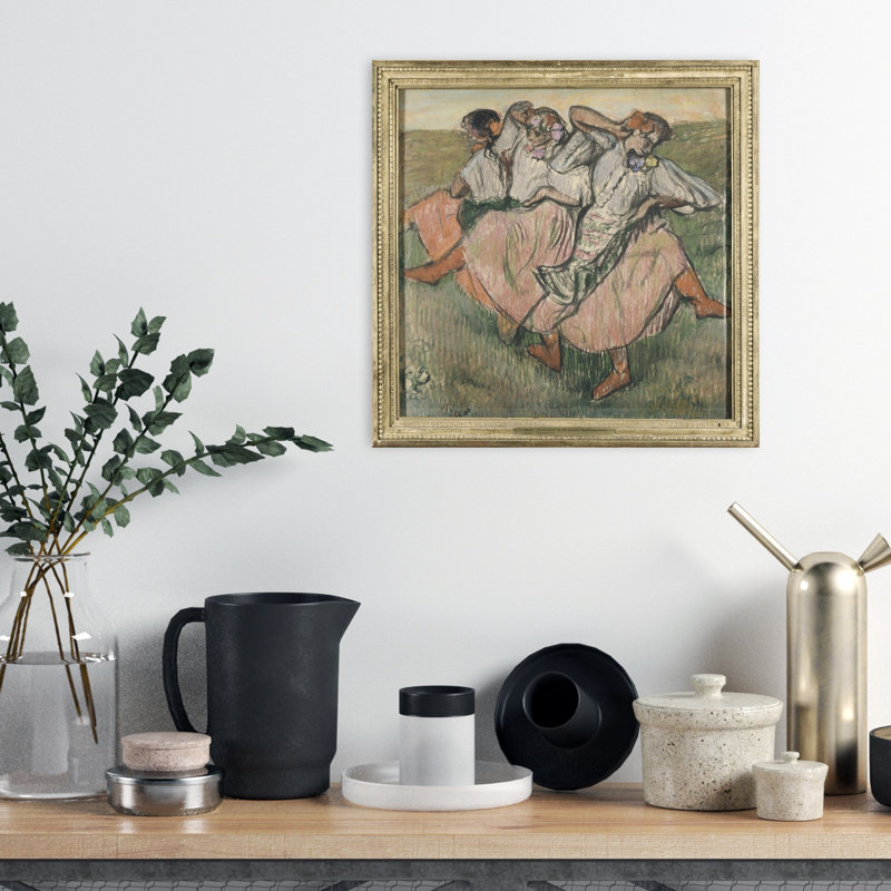 Trois danseuses russes - Affiche murale traditionnelle et contemporaine, H 18 po x l 18 po