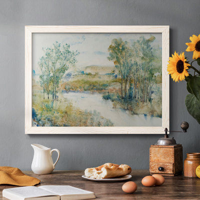 «Trees on the Creek I», reproduction d'art sur toile simple
